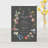 Sterkte en eerbetoon 31 Wildbloemen aanmoedigen Kaart (Gele Bloem)