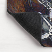 Sterkte en Glory Percheron Horse Team Muismat (Hoek)