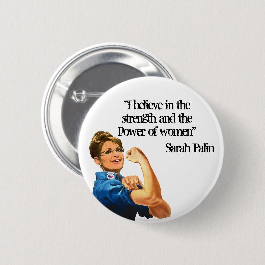 Sterkte en kracht van vrouwelijke Button (Voorkant /achterkant)