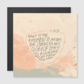 Sterkte en moed Aanmoedigend Citaat voor Vriend (Voorkant / Achterkant)