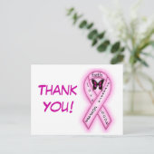 Sterkte en moed dank je wel briefkaart (Staand voorkant)