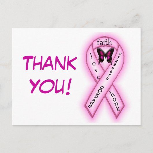 Sterkte en moed dank je wel briefkaart (Voorkant)