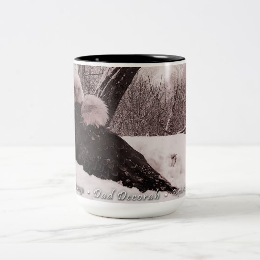 Sterkte en moed: Pa Decorah Tweekleurige Koffiemok (Center)