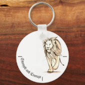 Sterkte en moed sleutelhanger (Voorkant)