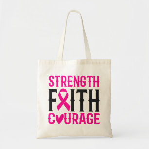 Sterkte en moed tote bag