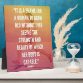 Sterkte en schoonheid - Werkomgeving voor vrouwen Fotoplaat (Zijkant)