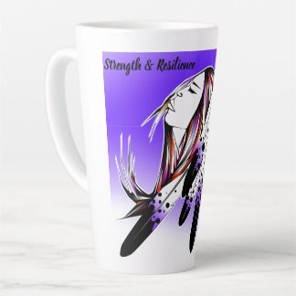 Sterkte en veerkracht latte mok