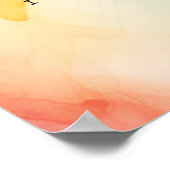 Sterkte en veerkracht Positieve bevestiging Poster (Hoek)