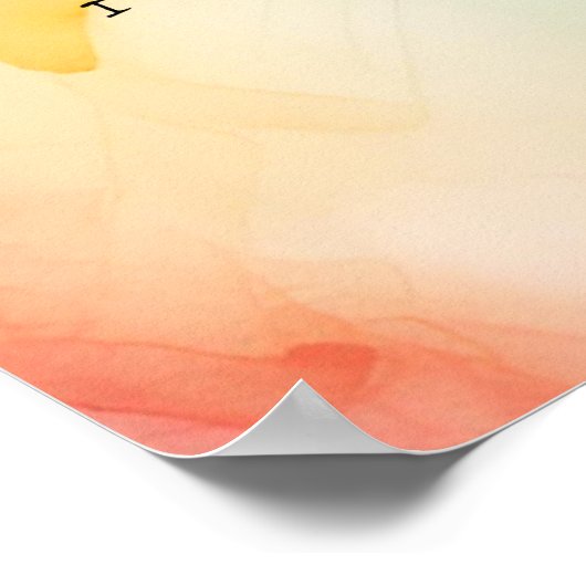 Sterkte en veerkracht Positieve bevestiging Poster (Hoek)