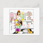 Sterkte en Waardigheid Moederdag Inspirerend Briefkaart (Voorkant)