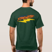 Sterkte (Filippenzen 4:13) Mannen T-shirt (Achterkant)