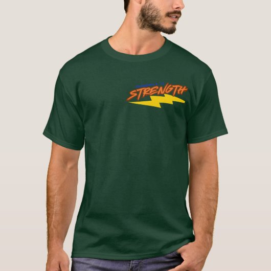 Sterkte (Filippenzen 4:13) Mannen T-shirt (Voorkant)