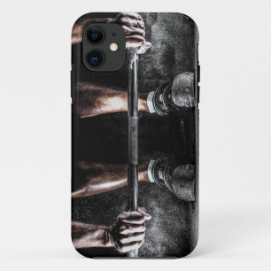 Sterkte Fitness Gewichtheffen Barbell Gym iPhone 11 Hoesje