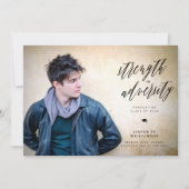 Sterkte in aankondiging van het Afstuderen van de  (Voorkant)