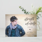 Sterkte in aankondiging van het Afstuderen van de  (Staand voorkant)