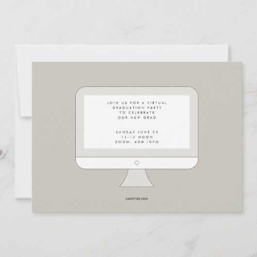 Sterkte in aankondiging van het Afstuderen van de (Achterkant)