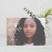 Sterkte in aankondiging van het Afstuderen van de (Staand voorkant)