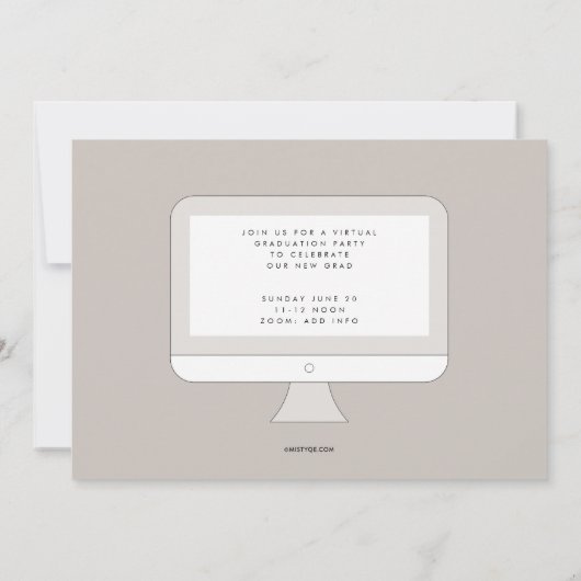 Sterkte in aankondiging van het Afstuderen van de (Achterkant)