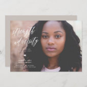 Sterkte in aankondiging van het Afstuderen van de (Voorkant / Achterkant)