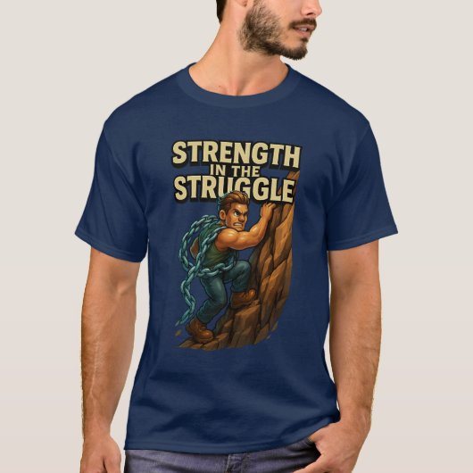 Sterkte in de strijd Motivatie T-shirt (Voorkant)