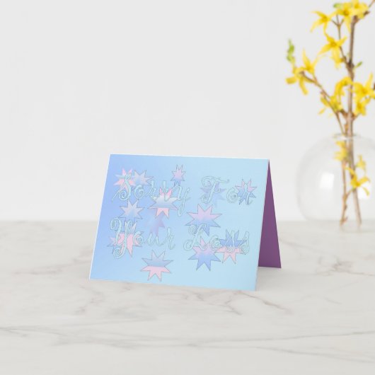 Sterkte in deze moeilijke tijd kaart (Gele Bloem)