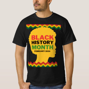 Sterkte in Diversiteit: Zwarte Geschiedenis Maand T-shirt