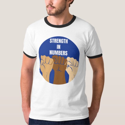 Sterkte in getallen t-shirt (Voorkant)