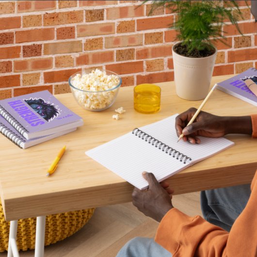 Sterkte in het geloof Leeuw & Kruis Embleem Notitieboek