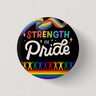Sterkte in Pride Button