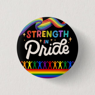 Sterkte in Pride Button