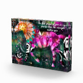 Sterkte Inspirerend Abstracte grillige paard Fotoblokken (Rechts)