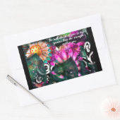 Sterkte Inspirerend Abstracte grillige paard Rechthoekige Sticker (Envelop)