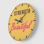 Sterkte is prachtig - Vrouw gym Motivation Grote Klok (Hoek)