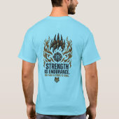 Sterkte Is Uithoudingsvermogen Wolf T-Shirt – Over (Achterkant)