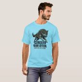Sterkte Is Uithoudingsvermogen Wolf T-Shirt – Over (Voorkant volledig)