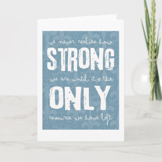 Sterkte Kaart (Voorkant)