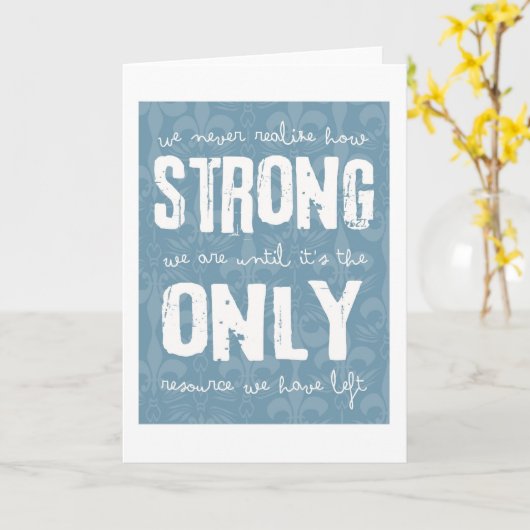 Sterkte Kaart (Gele Bloem)