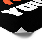 Sterkte komt niet van wat je kunt doen poster (Hoek)