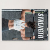 Sterkte Kortheid Vrouwen Spierwereld Motivatie Legpuzzel (Horizontaal)