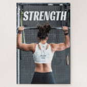 Sterkte Kortheid Vrouwen Spierwereld Motivatie Legpuzzel (Verticaal)