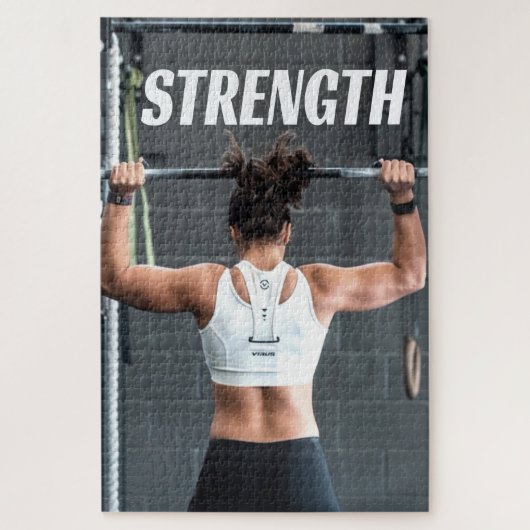 Sterkte Kortheid Vrouwen Spierwereld Motivatie Legpuzzel (Verticaal)