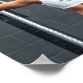 Sterkte Kortheid Vrouwen Spierwereld Motivatie Poster (Hoek)