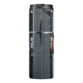 Sterkte Kortheid Vrouwen Spierwereld Motivatie Thermosbeker (Achterkant)