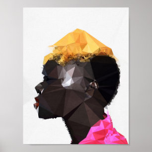 Sterkte - Kubistika door Boris Draschoff Poster