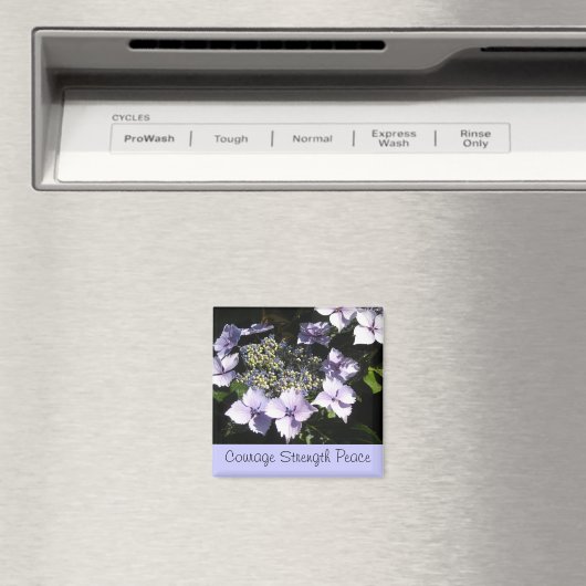 Sterkte - Mauve Hydrangeas Magneet (Insitu (Vaatwasser))