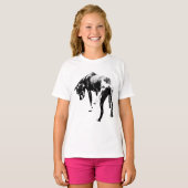 Sterkte met een zachte rand t-shirt (Voorkant volledig)