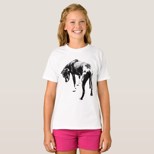 Sterkte met een zachte rand t-shirt (Voorkant volledig)