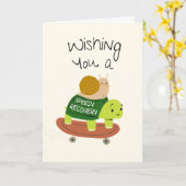 Sterkte met je herstel kaart (Gele Bloem)