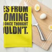 Sterkte - Motivatie woorden Theedoek (Quarter Fold)