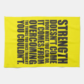 Sterkte - Motivatie woorden Theedoek (Horizontaal)